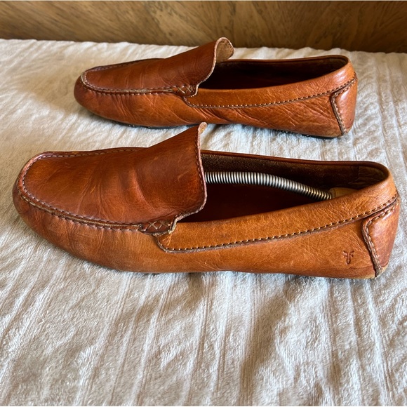 FRYE Sullivan Driver loafers brown color size 12 - Picture 6 of 15